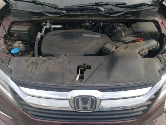 5FNRL6H96LB041694 - 2020 HONDA ODYSSEY ELITE ბურგუნდია ფოტო 12