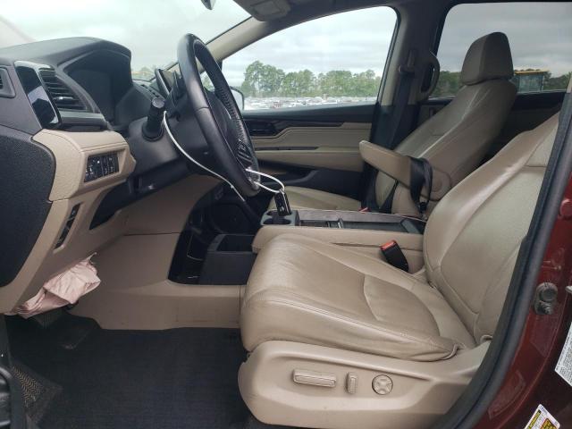 5FNRL6H96LB041694 - 2020 HONDA ODYSSEY ELITE ბურგუნდია ფოტო 7