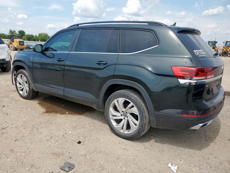 1V2WP2CA2MC560529 - 2021 VOLKSWAGEN ATLAS SE أخضر صورة 2