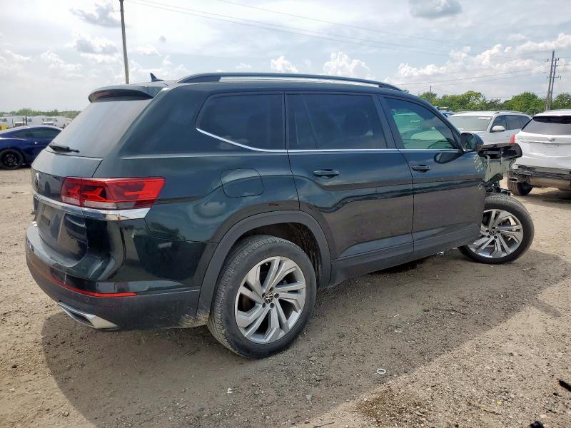 1V2WP2CA2MC560529 - 2021 VOLKSWAGEN ATLAS SE أخضر صورة 3