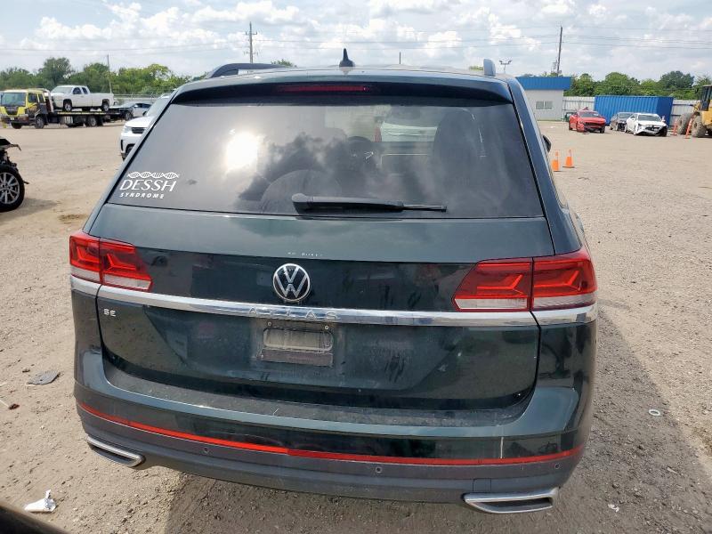 1V2WP2CA2MC560529 - 2021 VOLKSWAGEN ATLAS SE أخضر صورة 6