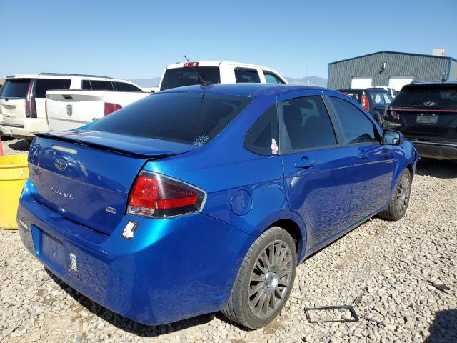 1FAHP3GN2BW113830 - 2011 FORD FOCUS SES BLUE photo 3