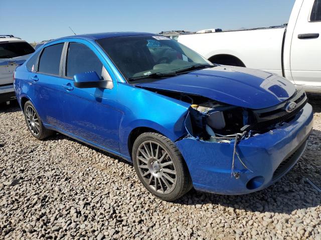 1FAHP3GN2BW113830 - 2011 FORD FOCUS SES BLUE photo 4