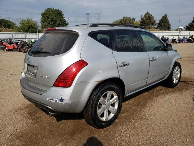 JN8AZ08W77W621590 - 2007 NISSAN MURANO SL SILVER photo 3