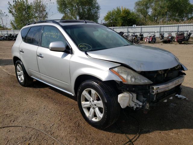 JN8AZ08W77W621590 - 2007 NISSAN MURANO SL SILVER photo 4