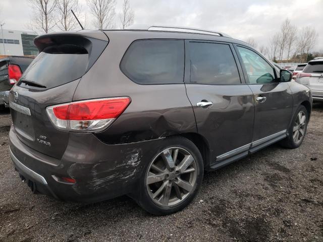 5N1AR2MM5FC672206 - 2015 NISSAN PATHFINDER S BROWN photo 3