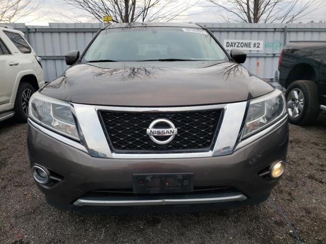 5N1AR2MM5FC672206 - 2015 NISSAN PATHFINDER S BROWN photo 5