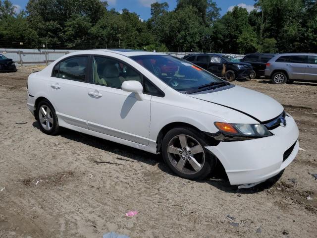 1HGFA16838L114306 - 2008 HONDA CIVIC EX WHITE photo 4