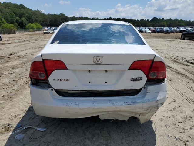 1HGFA16838L114306 - 2008 HONDA CIVIC EX WHITE photo 6
