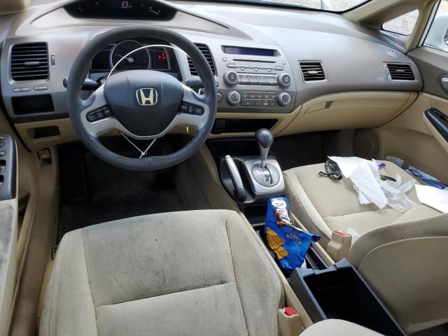 1HGFA16838L114306 - 2008 HONDA CIVIC EX WHITE photo 8