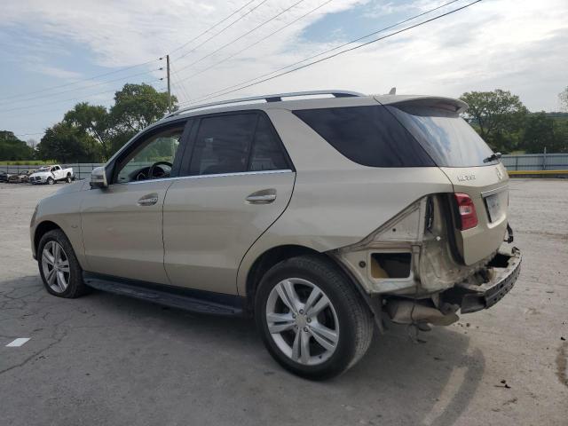 4JGDA5HB3CA023767 - 2012 MERCEDES-BENZ ML 350 4MATIC TAN photo 2