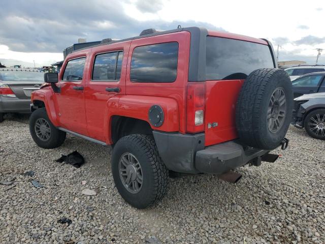 5GTDN136X68234254 - 2006 HUMMER H3 RED photo 2