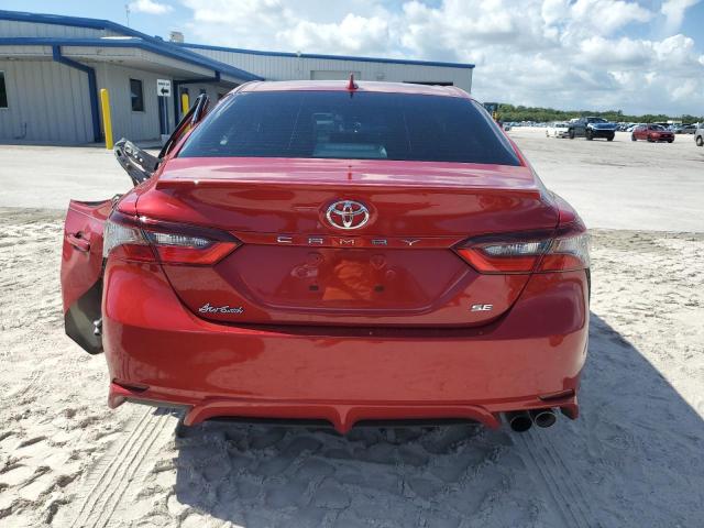 4T1G11AK8PU119494 - 2023 TOYOTA CAMRY SE NIGHT SHADE RED photo 6