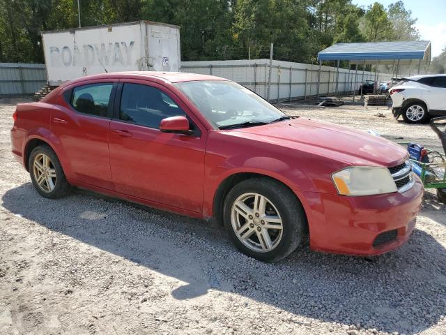 1B3BD1FB6BN508993 - 2011 DODGE AVENGER MAINSTREET RED photo 4