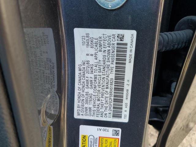 2HGFE2F58RH518829 - 2024 HONDA CIVIC SPORT 石墨色 照片 13