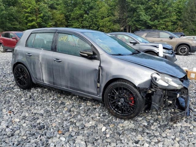 WVWHD7AJ8DW099645 - 2013 VOLKSWAGEN GTI GRAY photo 4