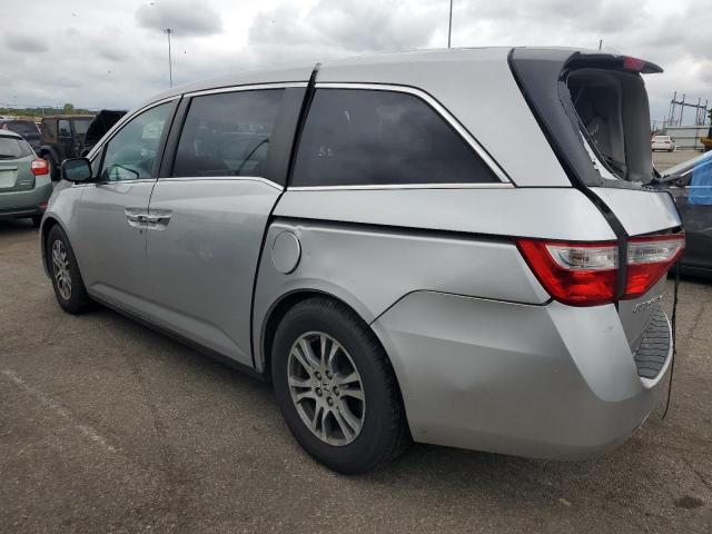 5FNRL5H40DB079096 - 2013 HONDA ODYSSEY EX SILVER photo 2