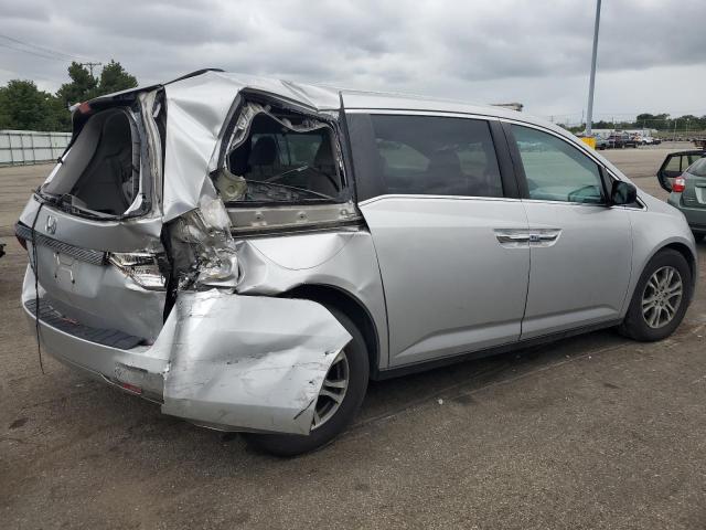 5FNRL5H40DB079096 - 2013 HONDA ODYSSEY EX SILVER photo 3