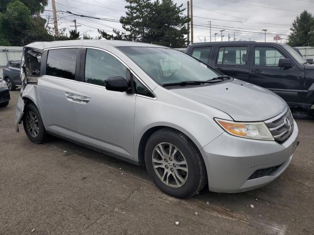 5FNRL5H40DB079096 - 2013 HONDA ODYSSEY EX SILVER photo 4