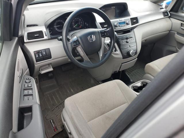 5FNRL5H40DB079096 - 2013 HONDA ODYSSEY EX SILVER photo 8