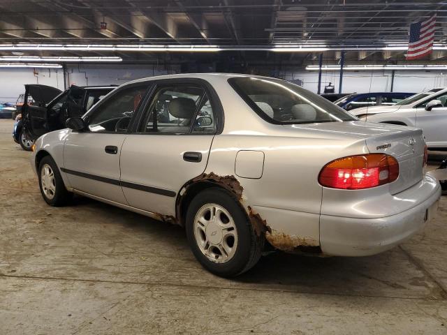 1Y1SK5288XZ430640 - 1999 CHEVROLET GEO PRIZM BASE SILVER photo 2