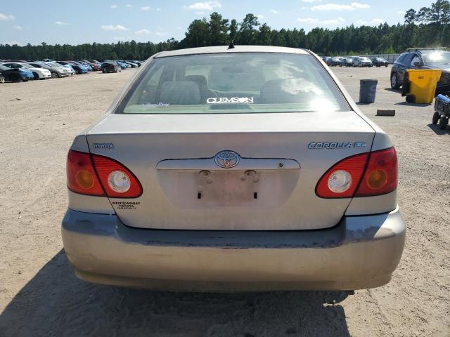 1NXBR32E43Z073681 - 2003 TOYOTA COROLLA CE TAN photo 6