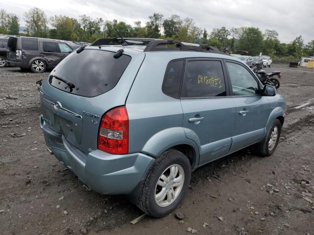 KM8JN72DX6U291392 - 2006 HYUNDAI TUCSON GLS TEAL photo 3