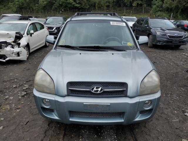 KM8JN72DX6U291392 - 2006 HYUNDAI TUCSON GLS TEAL photo 5