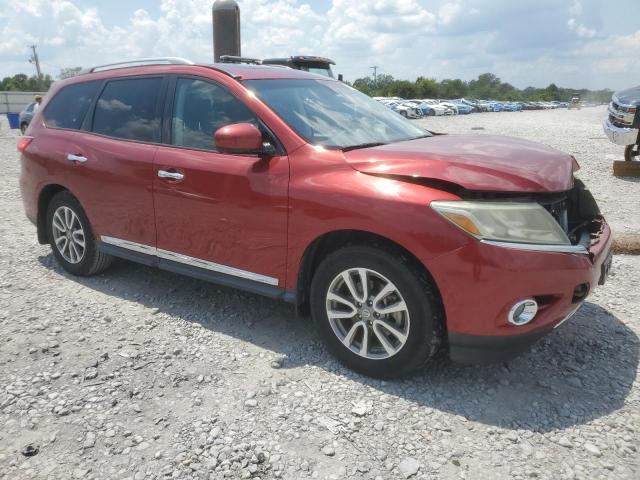 5N1AR2MN6FC623881 - 2015 NISSAN PATHFINDER S RED photo 4