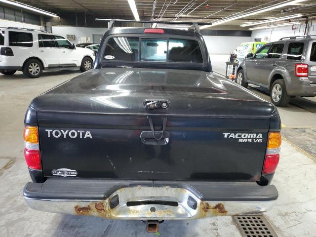 5TEHN72N13Z276441 - 2003 TOYOTA TACOMA DOUBLE CAB 黑色 照片 6