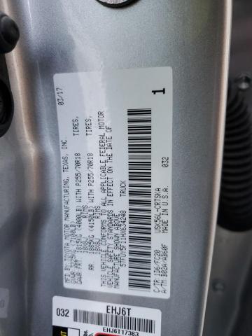 5TFUY5F11HX634248 - 2017 TOYOTA TUNDRA DOUBLE CAB SR/SR5 SILVER photo 12