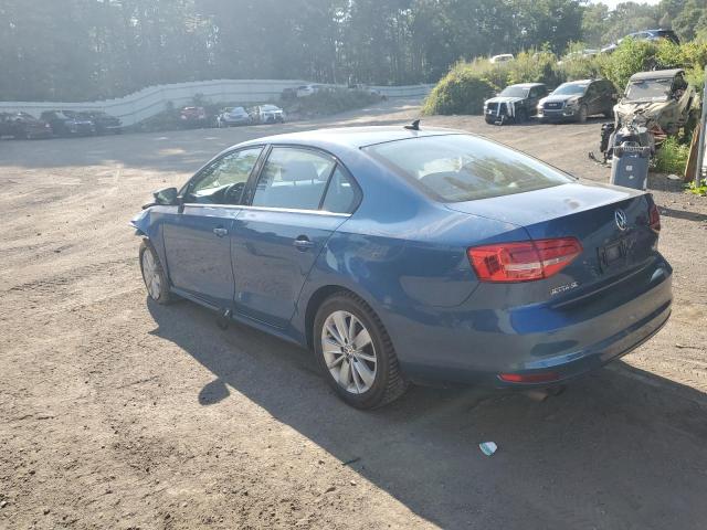 3VWD17AJ4FM288509 - 2015 VOLKSWAGEN JETTA SE BLUE photo 2