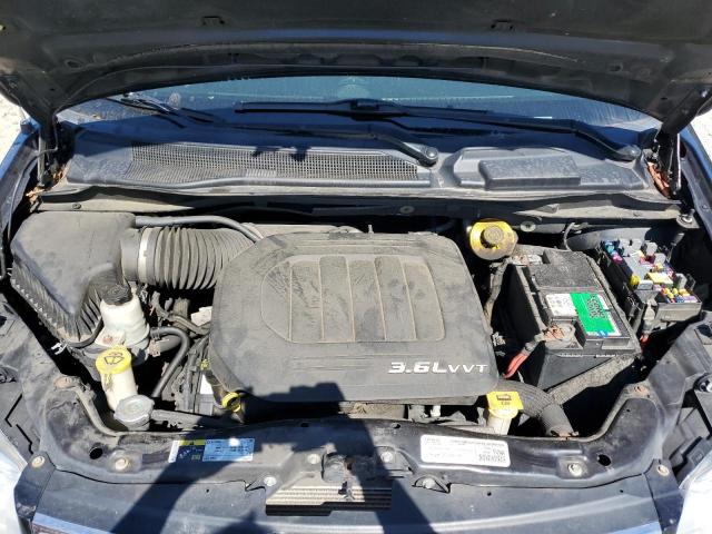 2C4RC1CG8FR655888 - 2015 CHRYSLER TOWN & COU TOURING L BLACK photo 12