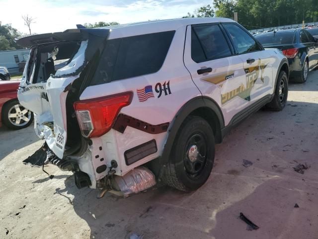 1FM5K8AB2PGB60313 - 2023 FORD EXPLORER POLICE INTERCEPTOR WHITE photo 3