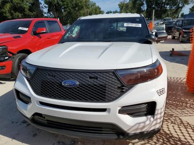 1FM5K8AB2PGB60313 - 2023 FORD EXPLORER POLICE INTERCEPTOR WHITE photo 5