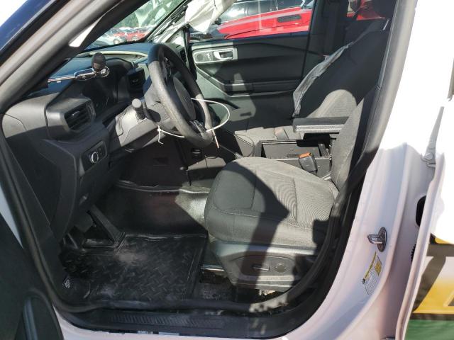 1FM5K8AB2PGB60313 - 2023 FORD EXPLORER POLICE INTERCEPTOR WHITE photo 7