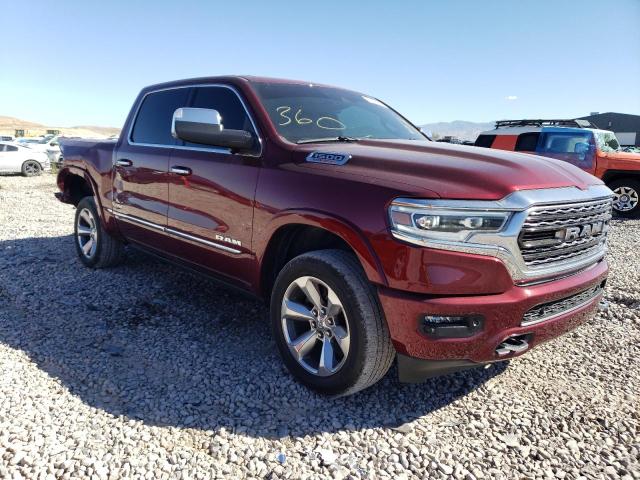 1C6SRFHM0MN518229 - 2021 RAM 1500 LIMITED BURGUNDY photo 4