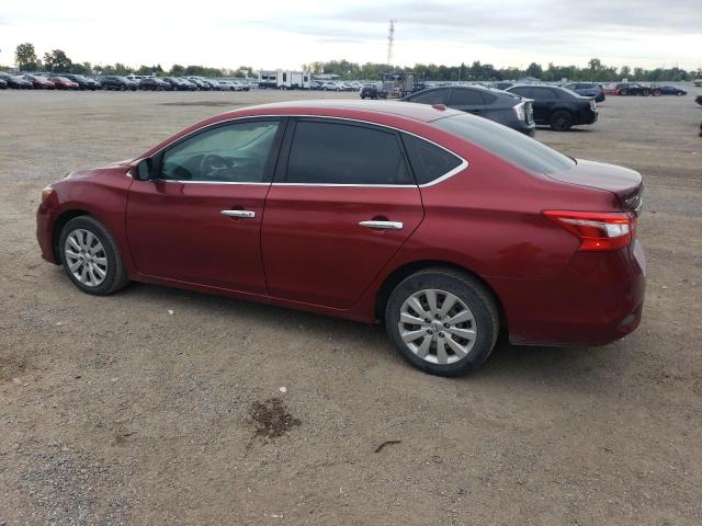3N1AB7AP9JY296715 - 2018 NISSAN SENTRA S أحمر صورة 2