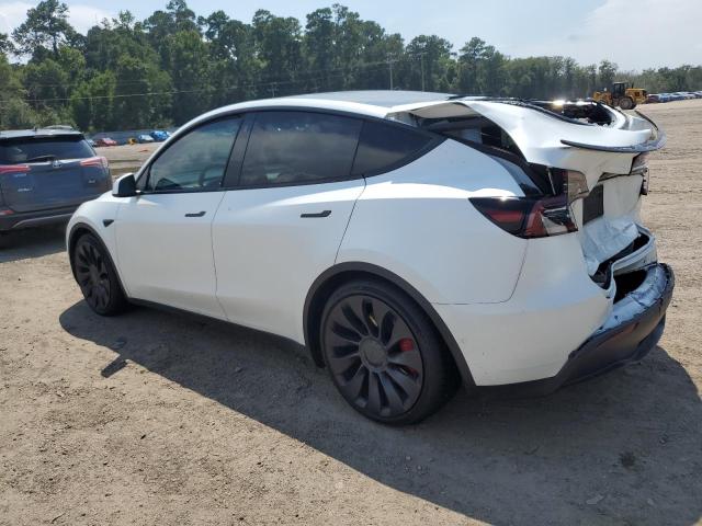 5YJYGDEF6MF258713 - 2021 TESLA MODEL Y WHITE photo 2