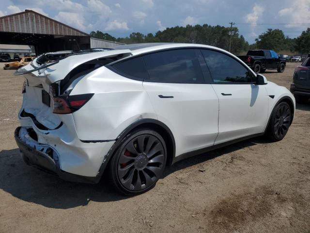 5YJYGDEF6MF258713 - 2021 TESLA MODEL Y WHITE photo 3