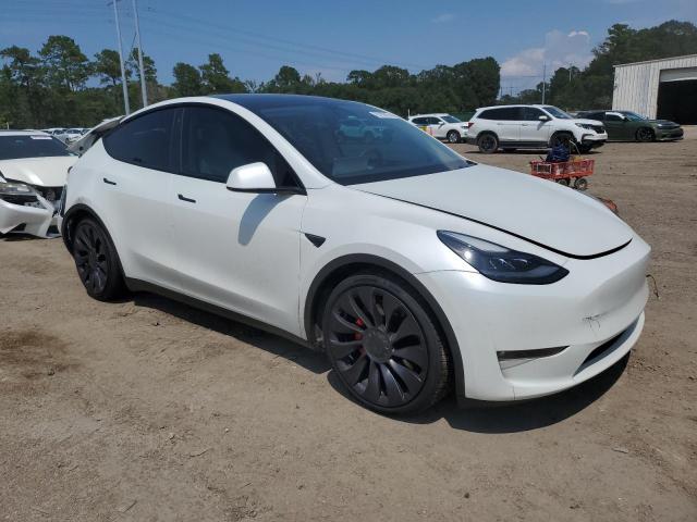 5YJYGDEF6MF258713 - 2021 TESLA MODEL Y WHITE photo 4