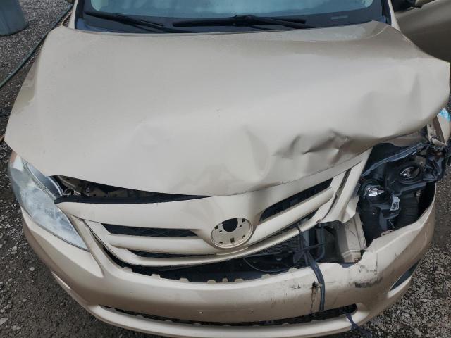 2T1BU4EE6CC885209 - 2012 TOYOTA COROLLA BASE بيج صورة 11