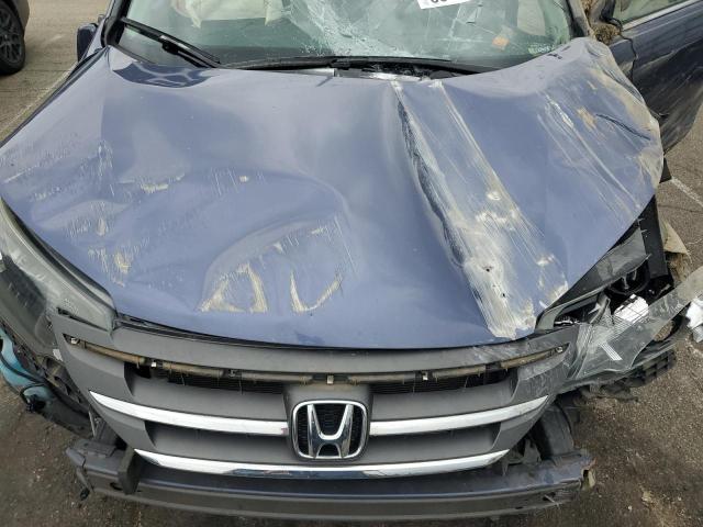 5J6RM4H72EL092992 - 2014 HONDA CR-V EXL BLUE photo 12
