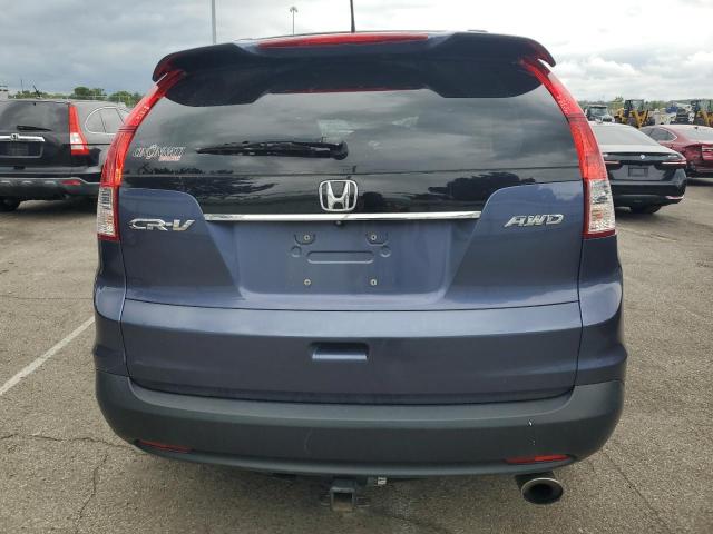 5J6RM4H72EL092992 - 2014 HONDA CR-V EXL BLUE photo 6