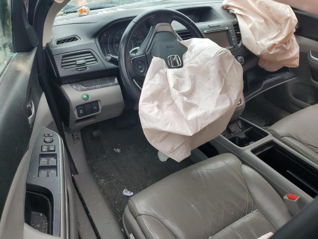 5J6RM4H72EL092992 - 2014 HONDA CR-V EXL BLUE photo 8