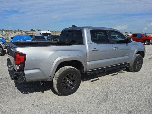 5TFAZ5CN7MX108739 - 2021 TOYOTA TACOMA DOUBLE CAB SILVER photo 3