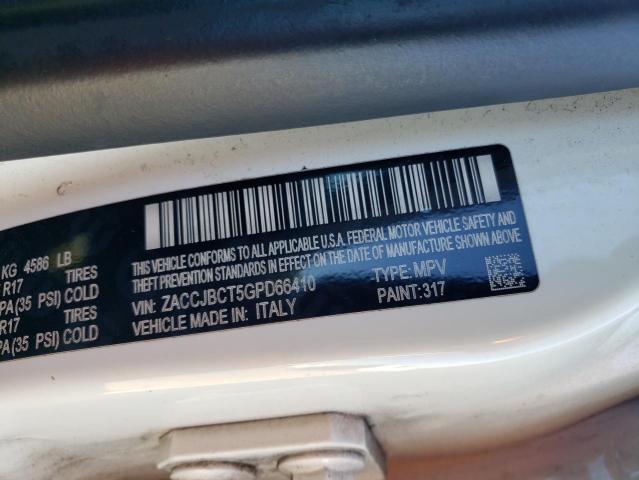 ZACCJBCT5GPD66410 - 2016 JEEP RENEGADE TRAILHAWK Blanco foto 13