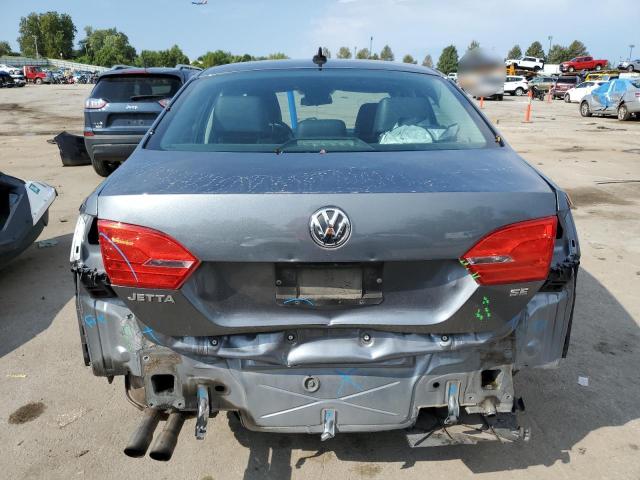 3VWD07AJ5EM236534 - 2014 VOLKSWAGEN JETTA SE GRAY photo 6