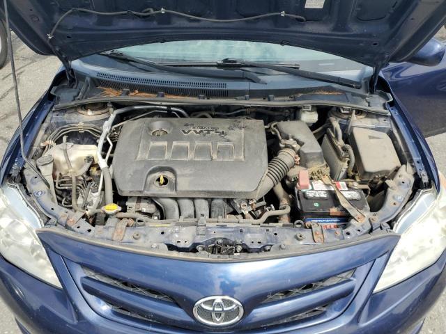 2T1BU4EEXCC879722 - 2012 TOYOTA COROLLA BASE BLUE photo 11