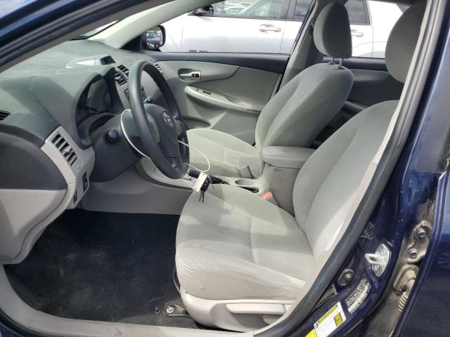 2T1BU4EEXCC879722 - 2012 TOYOTA COROLLA BASE BLUE photo 7